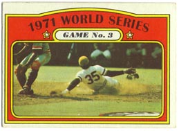 1972 Topps Baseball Cards      225     Manny Sanguillen WS
